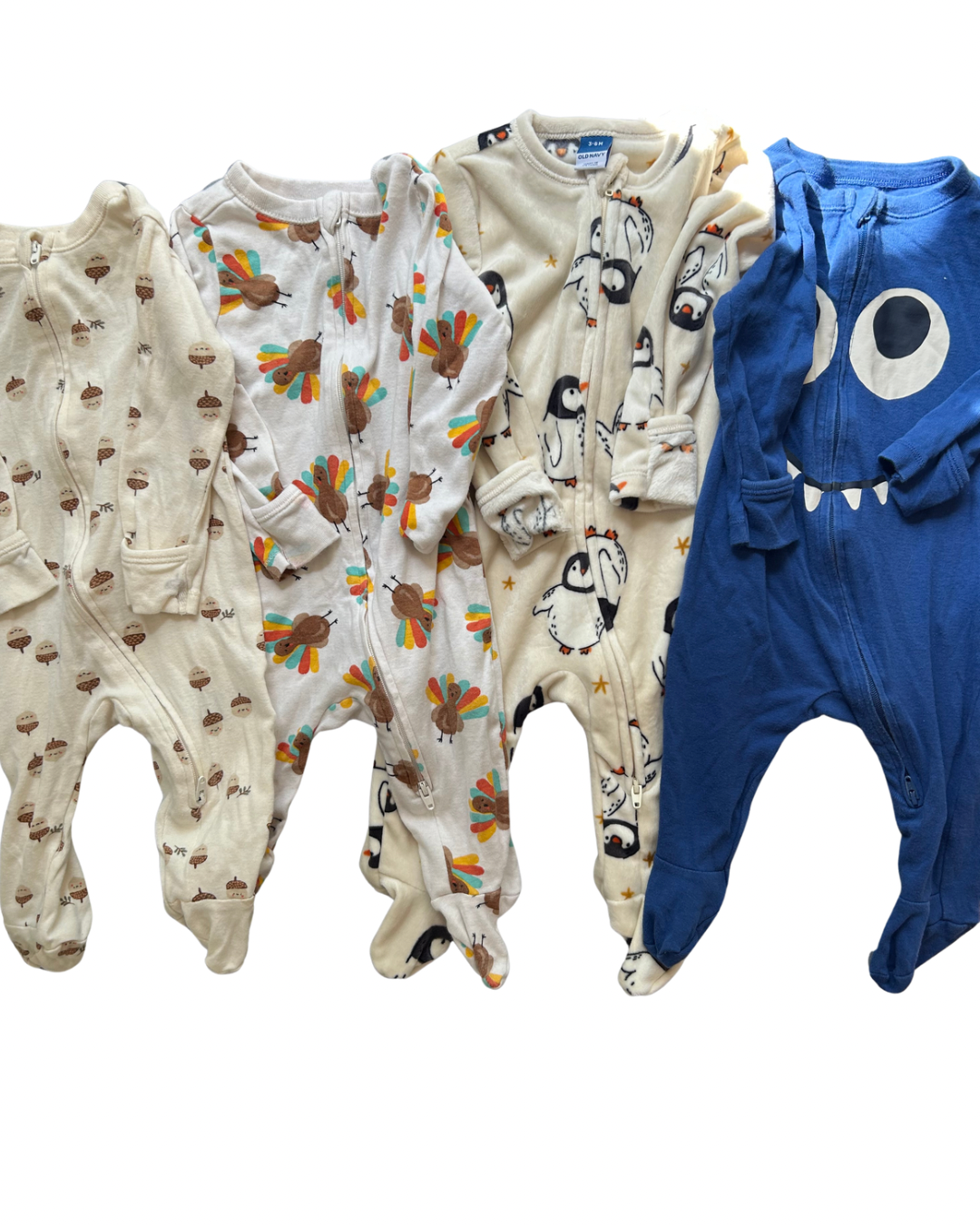 Seller #134 Old Navy Seasonal Footed Sleepers Boys 3-6