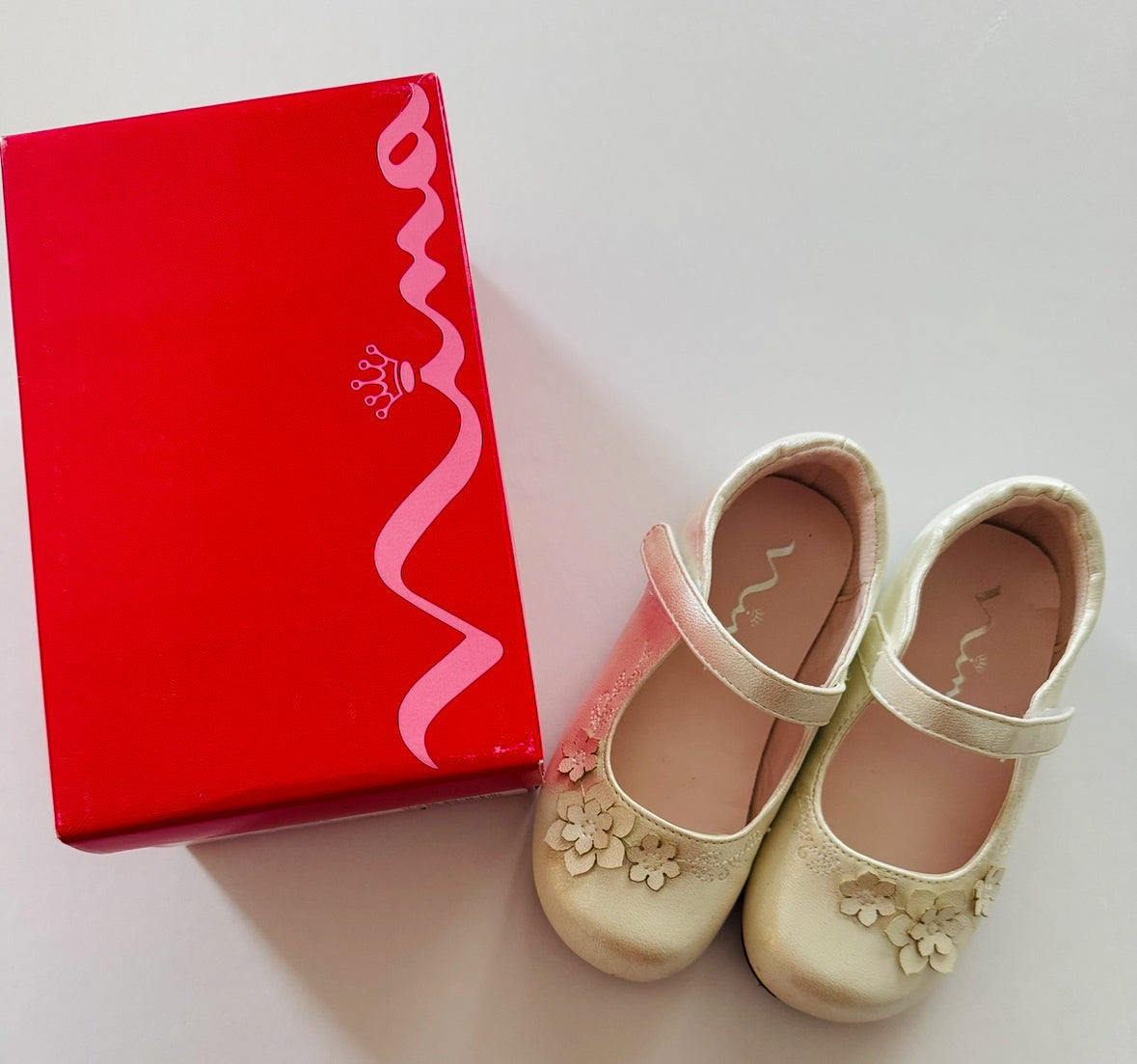 REDUCED # 92 girls size 7 Nina dress white shoes worn once