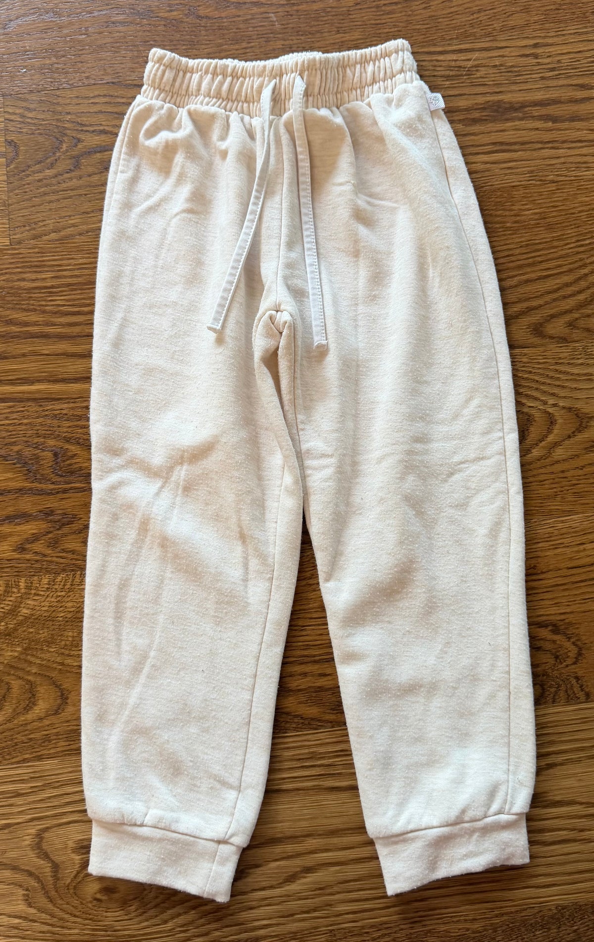 53 - Girls 5 btween Oatmeal Colored Sweat Pants
