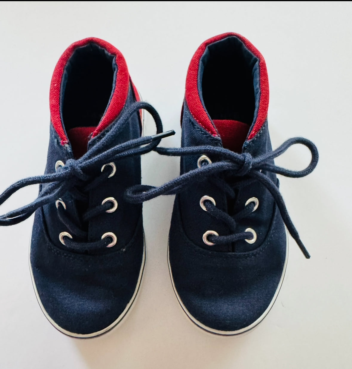 REDUCED #92 Boys size 9 Janie and jack navy and red dress shoe