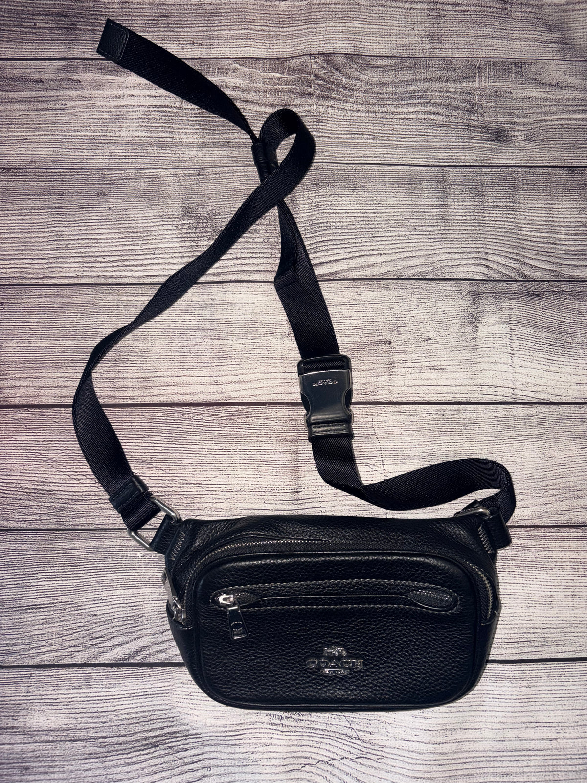 Seller 124 Coach Belt Bag One Size Black