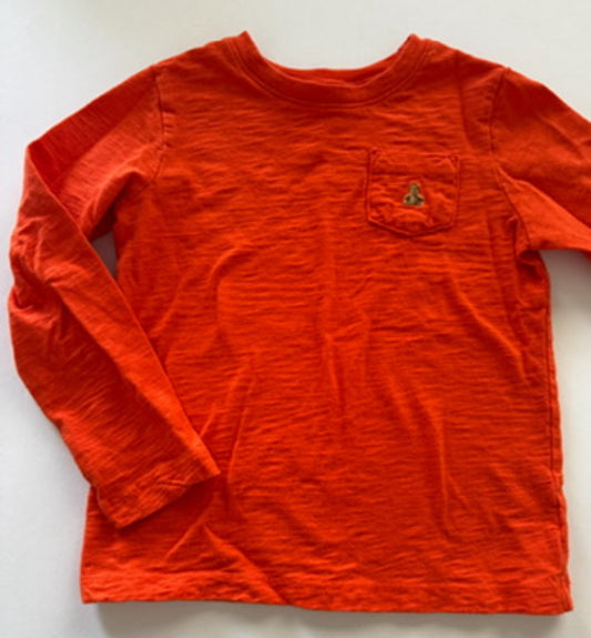 #92 new BOYS GAP orange shirt size 6