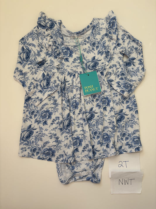 #138 - 2T NWT Bamboo (Posh Peanut) Yve LS Twirl
