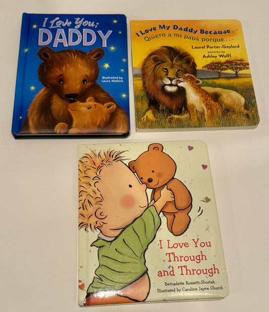 #187 Set of 3 I Love You Board Books
