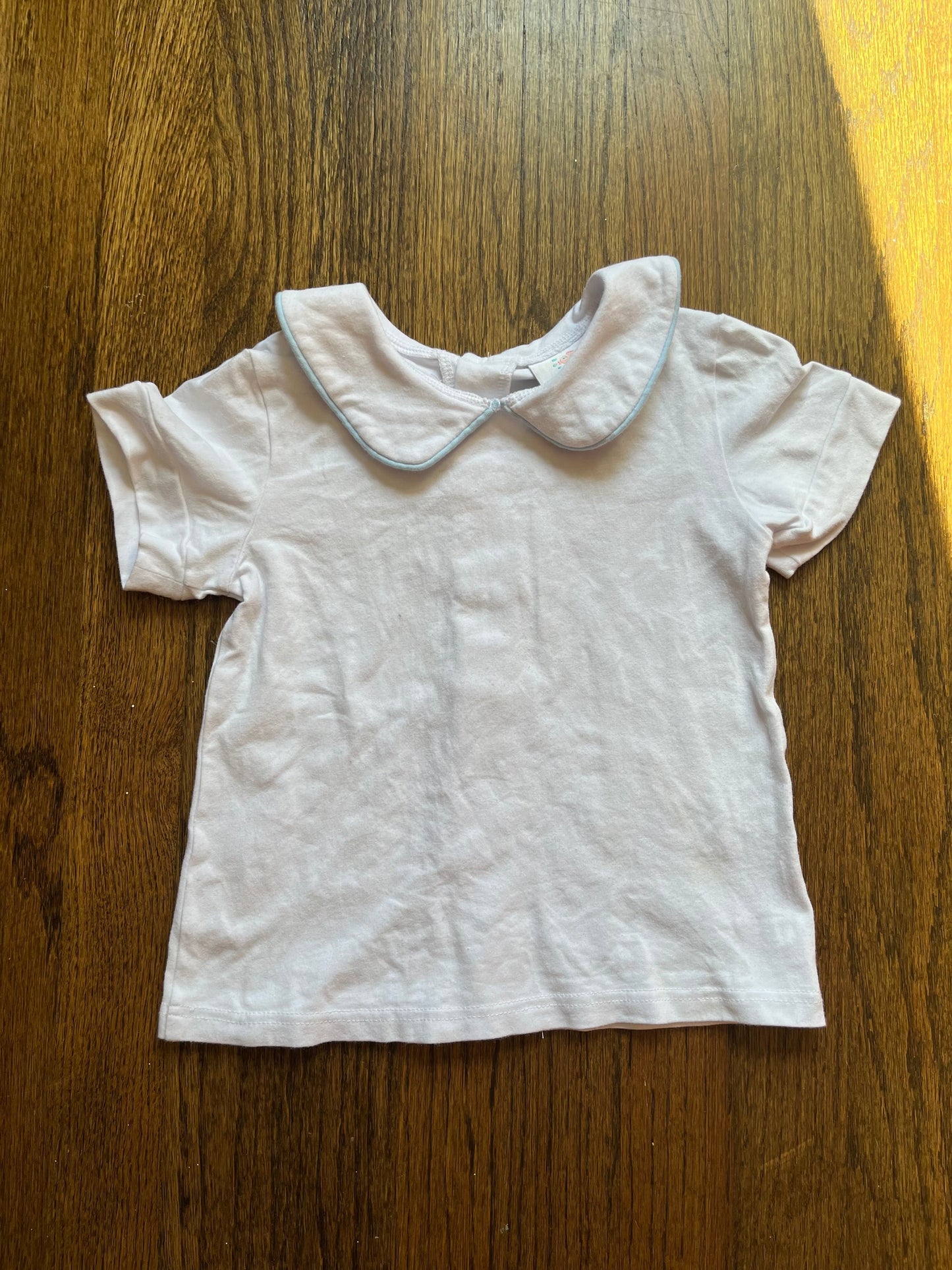 #67 Stitchy Fish 3T Peter Pan Collar Shirt