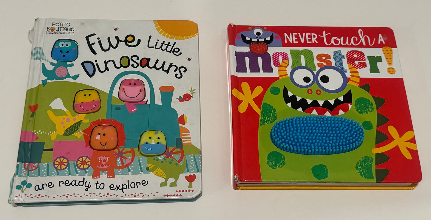 #187 Dinosaur and Monster Touch Books