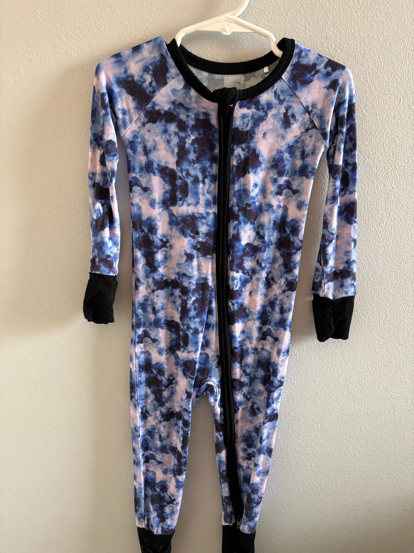 *Reduced* #148 Blake & Rae 18-24m Bamboo Zippy- Watercolor