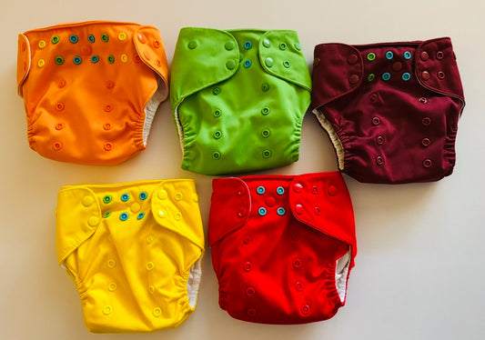 # 92 cloth diaper set of 5 Lalabye