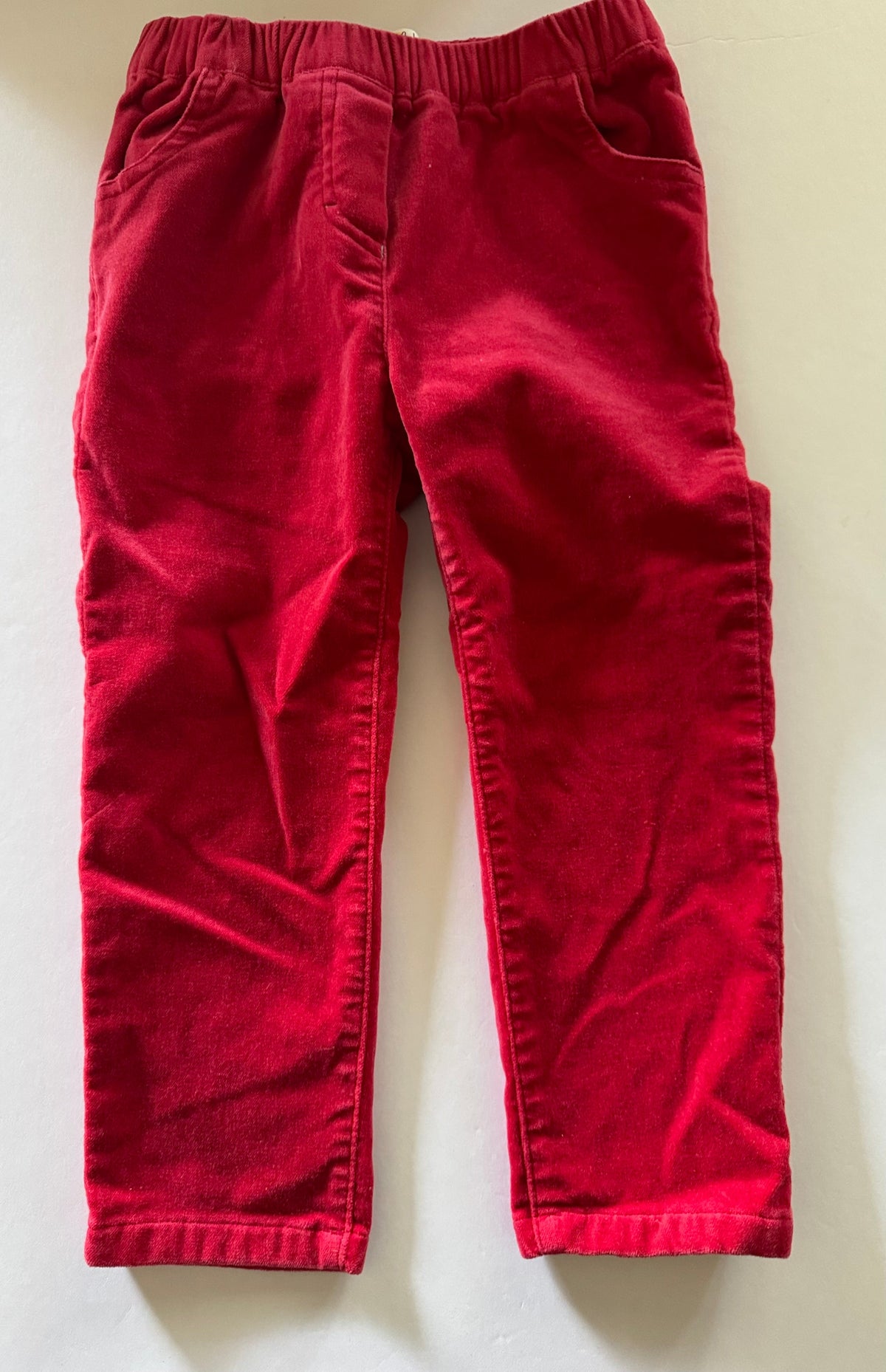 #92 girls 2/3 t BODEN red heart pocket soft long pants