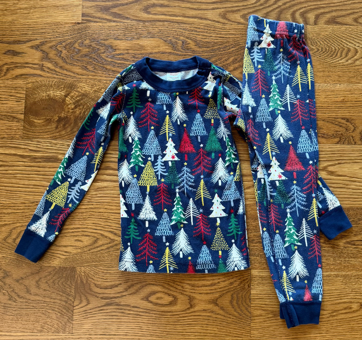 53 - Gender Neutral 5 Hanna Andersson Christmas Tree Pajama Set