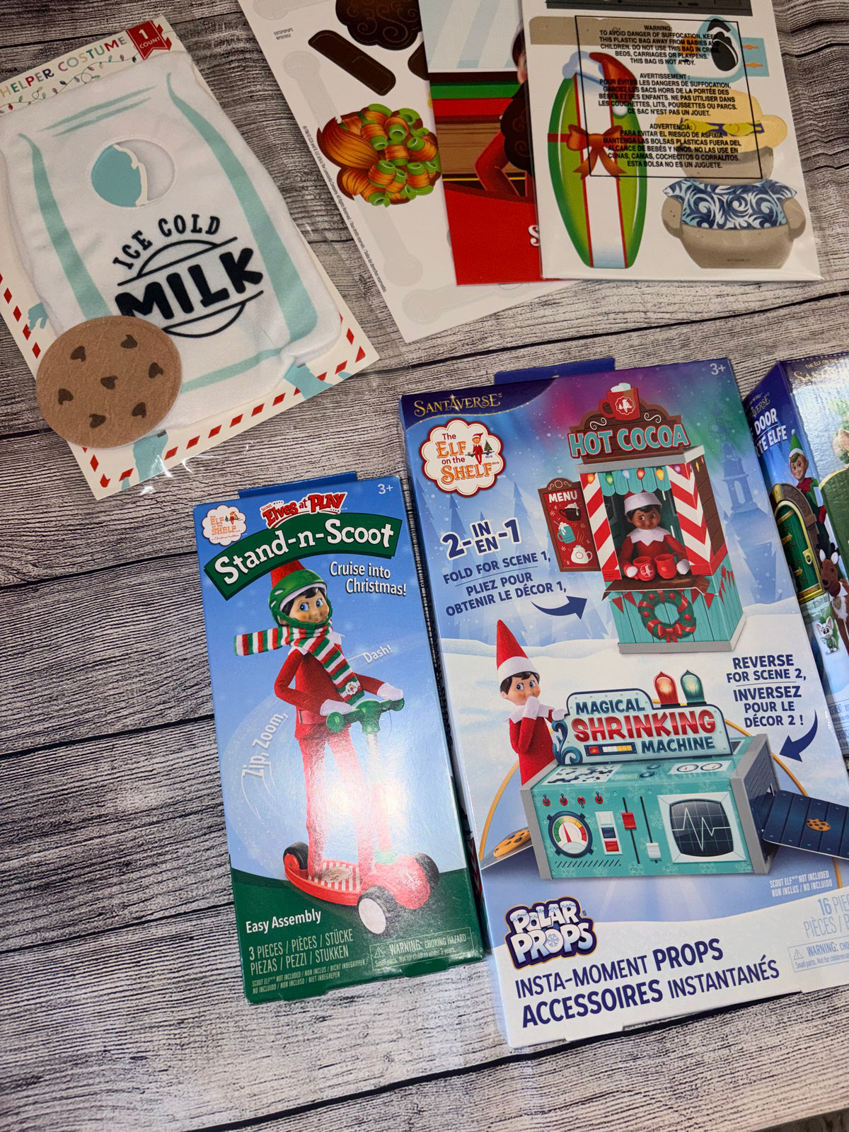 Seller 124 NEW (1 item used) Elf on the shelf Accessories Bundle