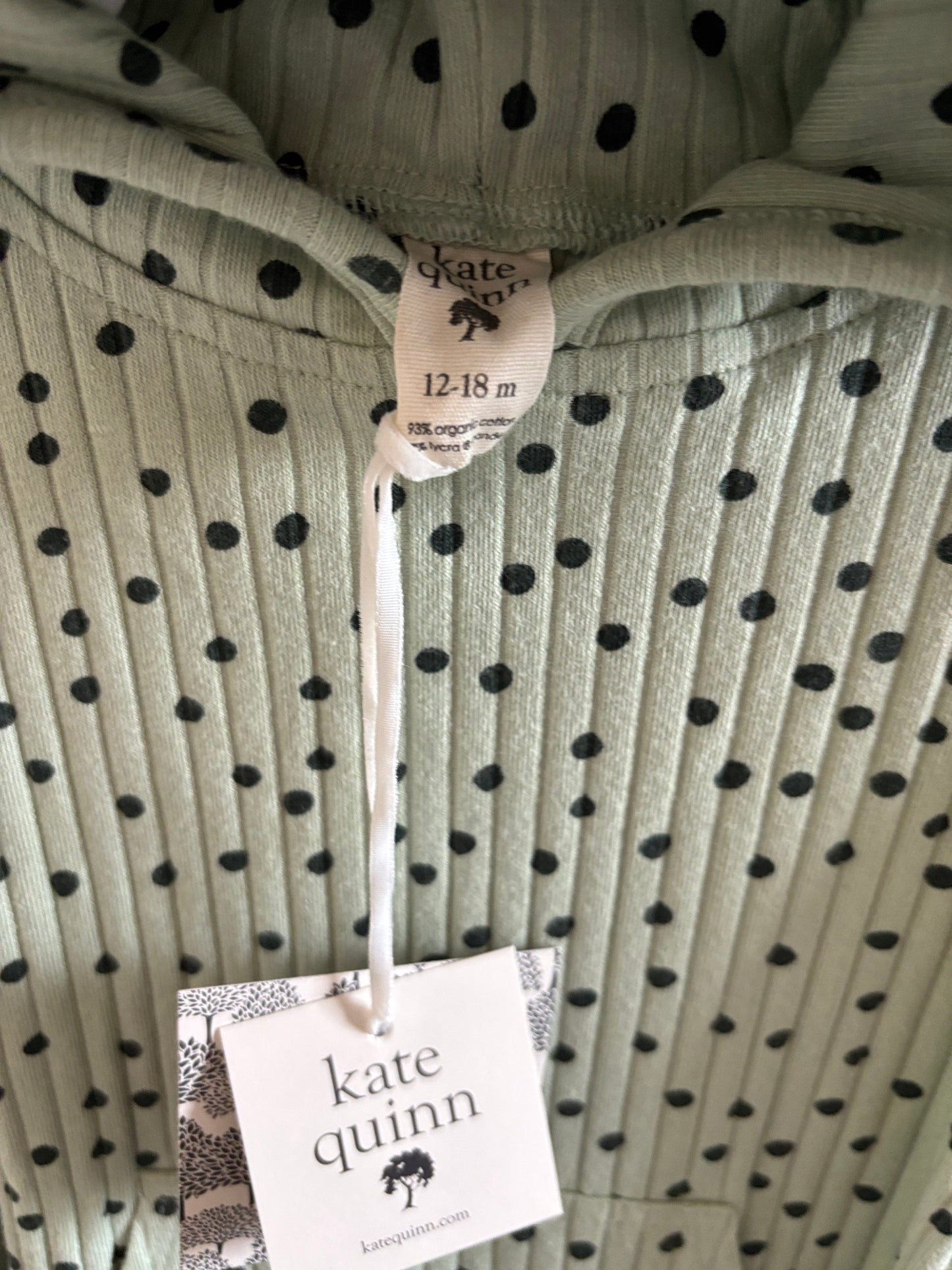 *Reduced* #148 Kate Quinn 12-18m Hooded Romper NWT