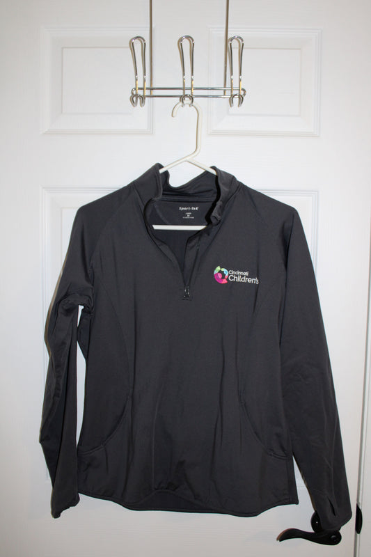 #126 Cincinnati Children's 1/4 zip pull over - medium