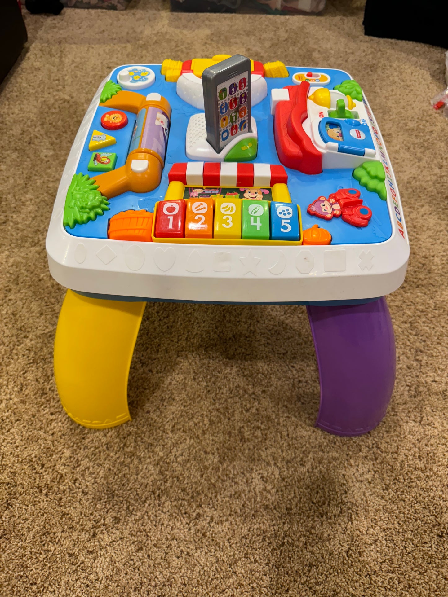 #86A learning table fisher price