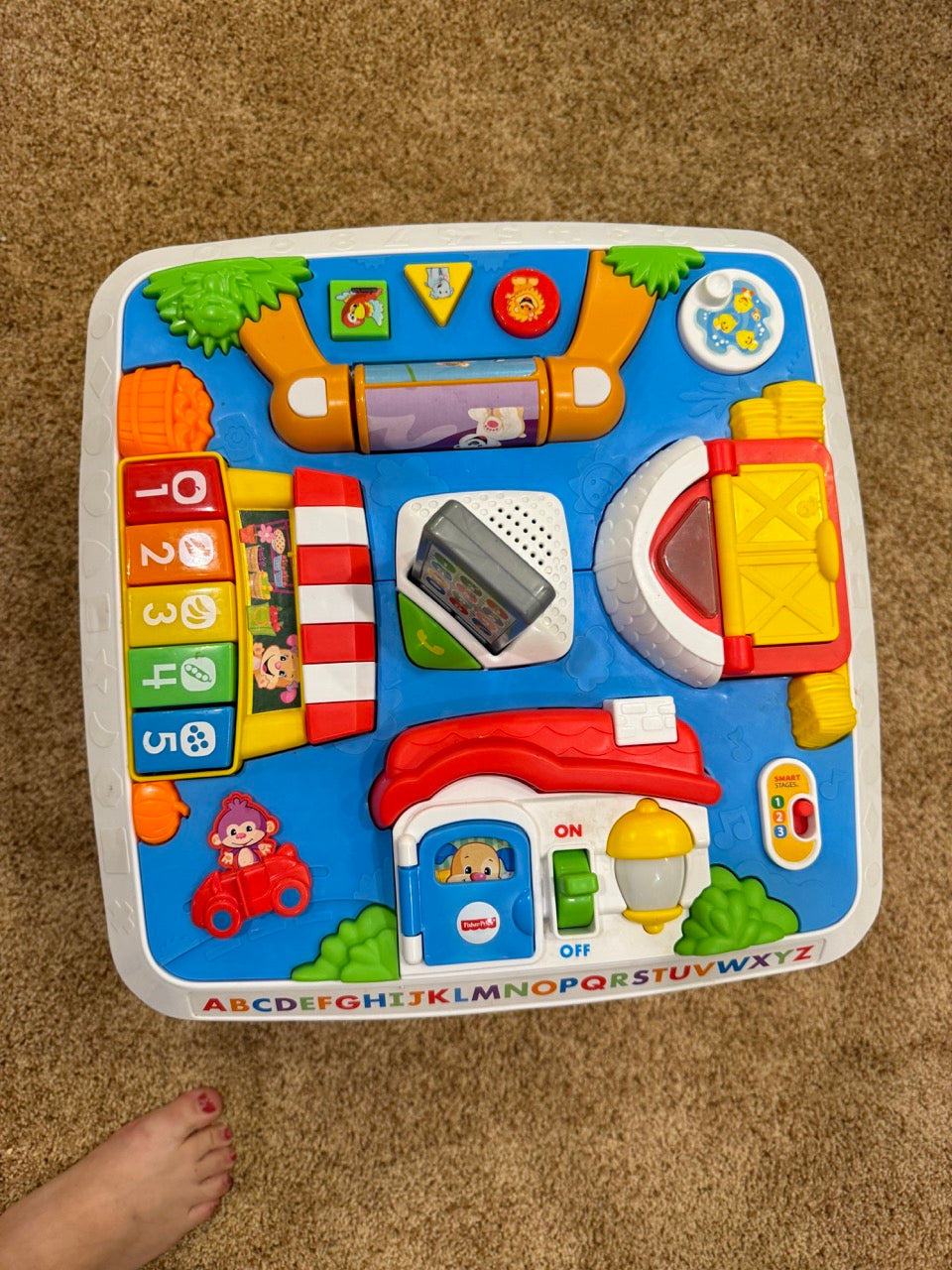 #86A learning table fisher price