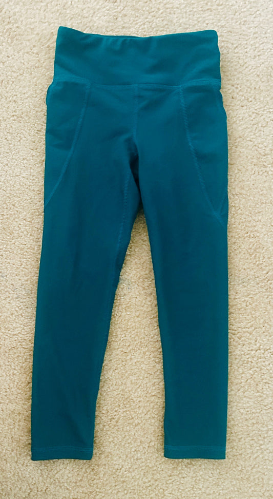 #15 ON 6/7 Powersoft Active High-Rise 7/8 Leggings with Side Pockets EUC
