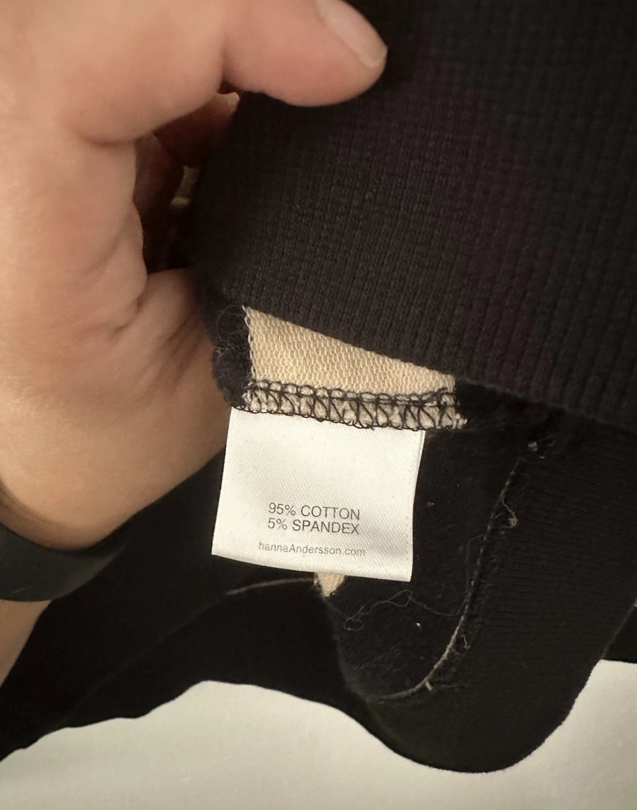 #111 Hanna Andersson Women’s Striped Pullover Sweater Cream & Black Small