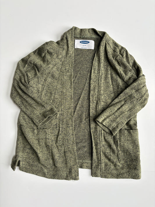 Seller #105 - Size 18-24M Girls Old Navy Green Open Cardigan GUC