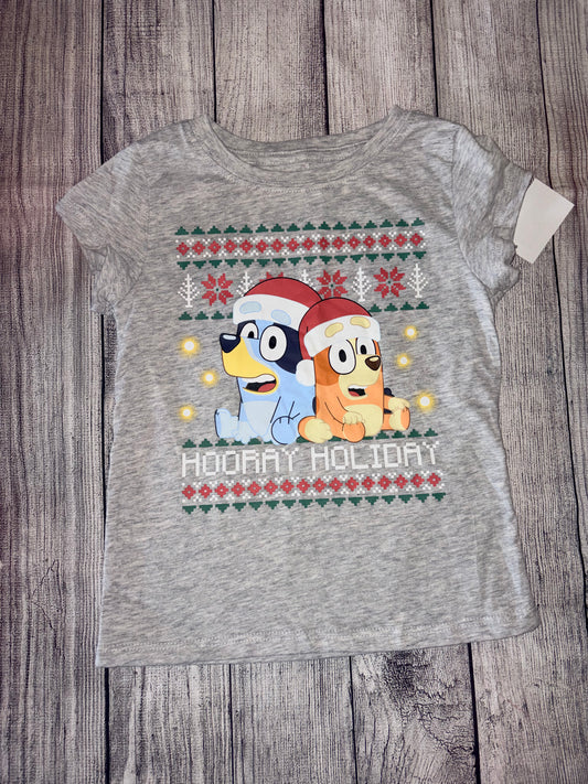 Seller 124 NEW Bluey Xsmall (4/5 youth) Girls Christmas Tee