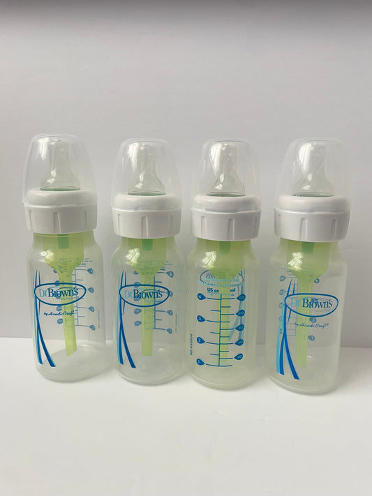 #3 Dr. Browns 4oz plastic bottles (set of 4)