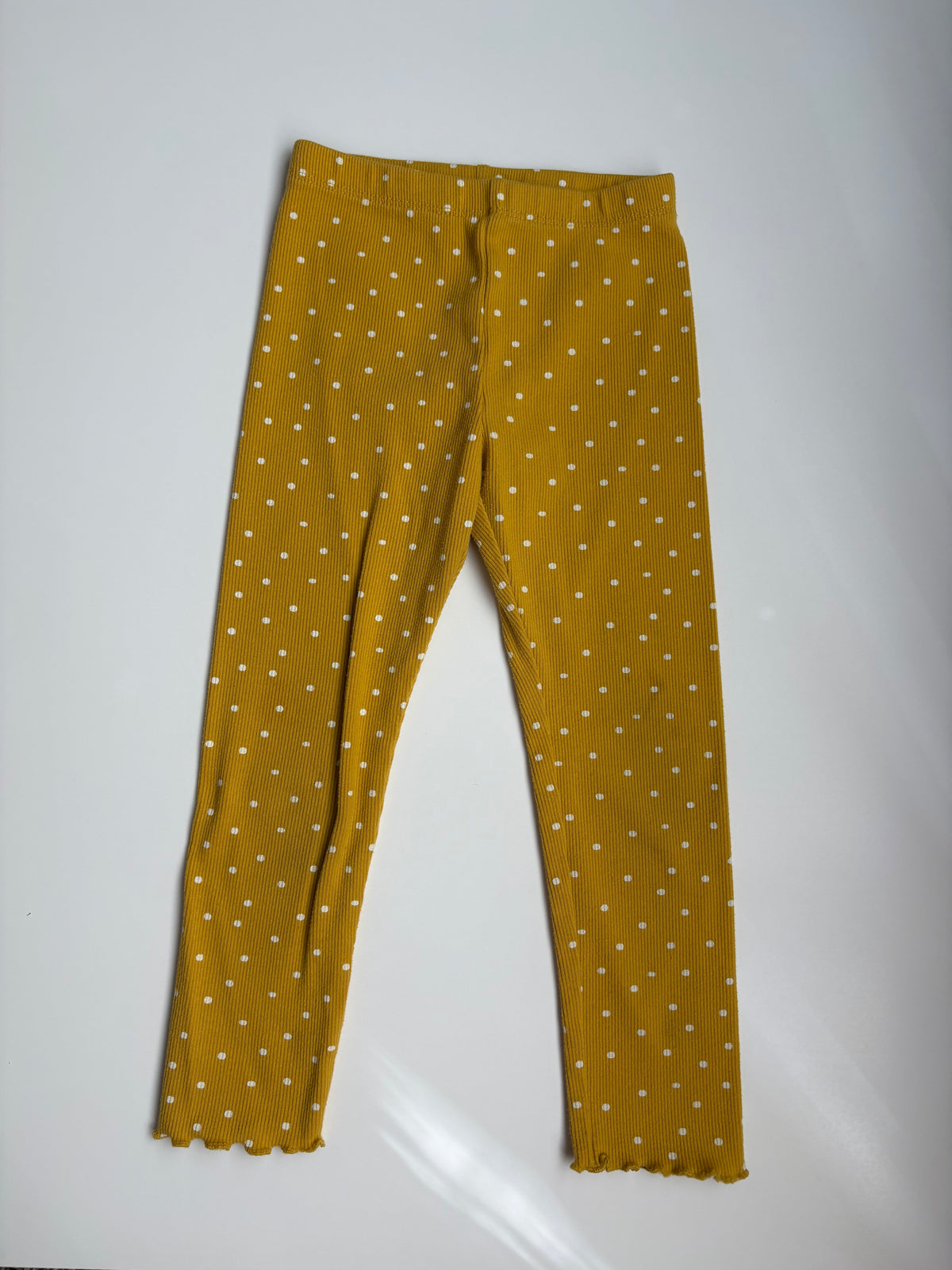 Seller #177 Girls 4T Okie Dokie Polka Dot Yellow Pants