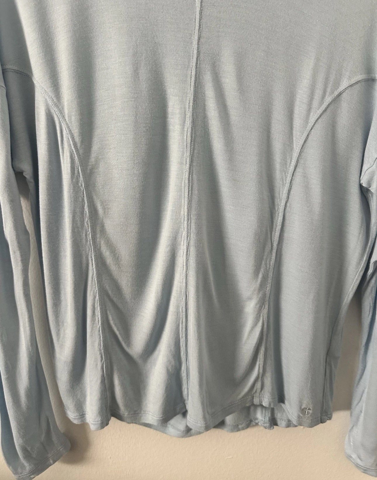 #111 Sweaty Betty Lightweight Activewear Long Sleeve Top Size Small Light Blue
