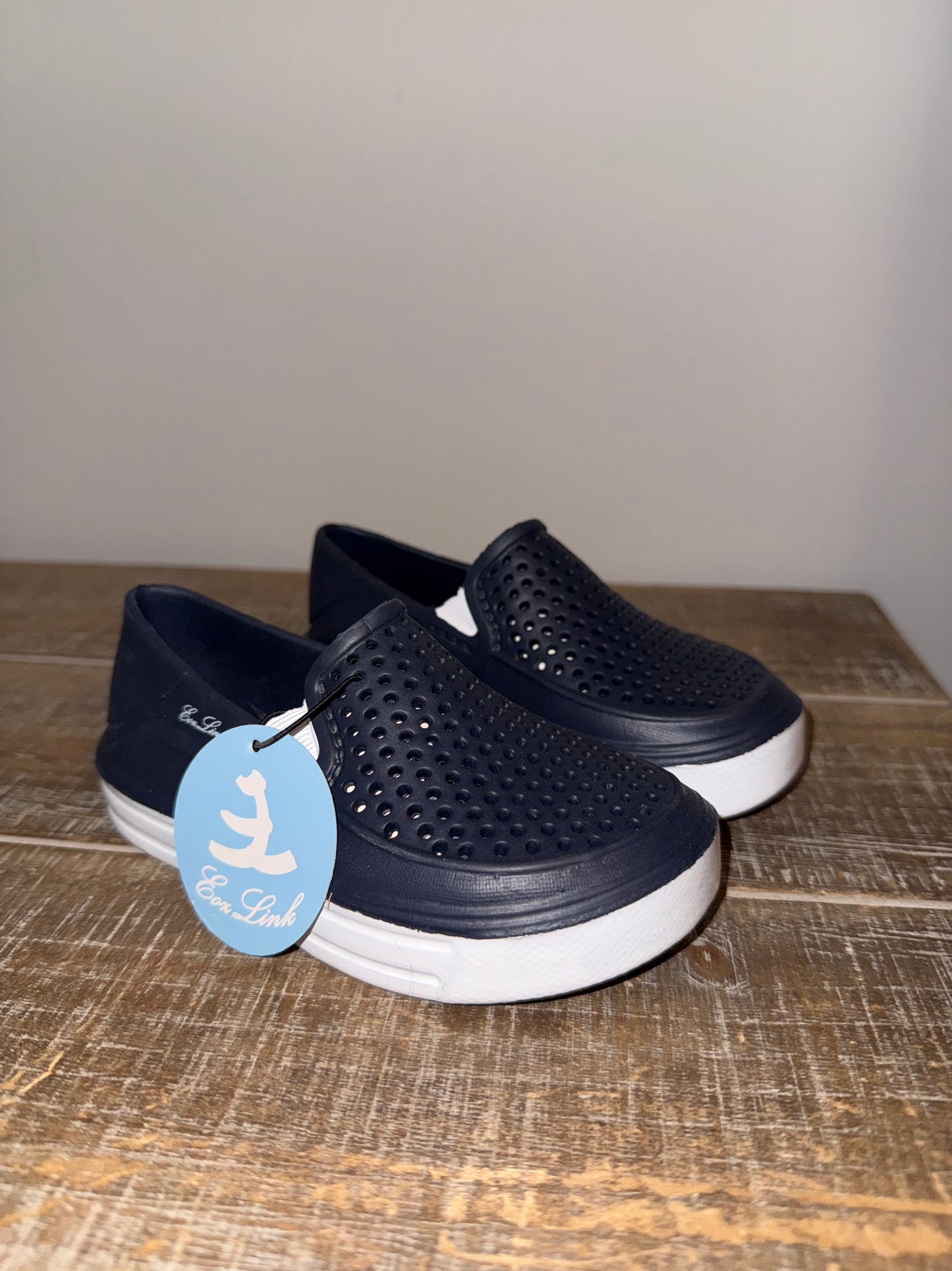 #106: Toddler 8 Blue Boat Shoes NWT