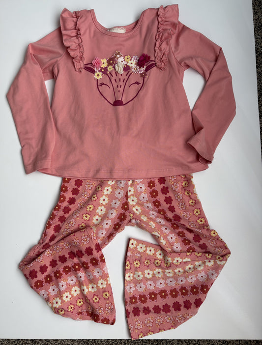 Seller #177 Girls 4T Deer Outfit