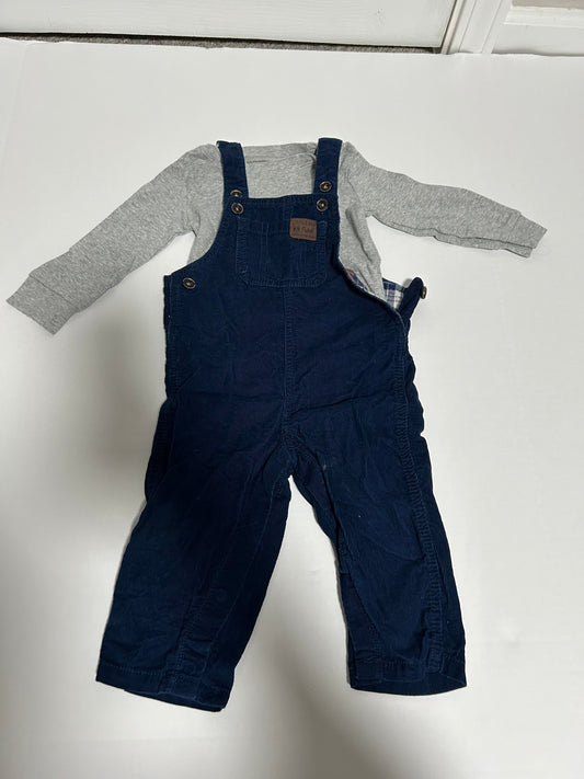 #27 Boys 9-12 months Carters corduroy overalls