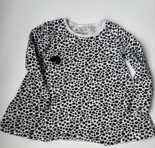 Seller #177 Girls 4T Jumping Beans Black and White Shirt