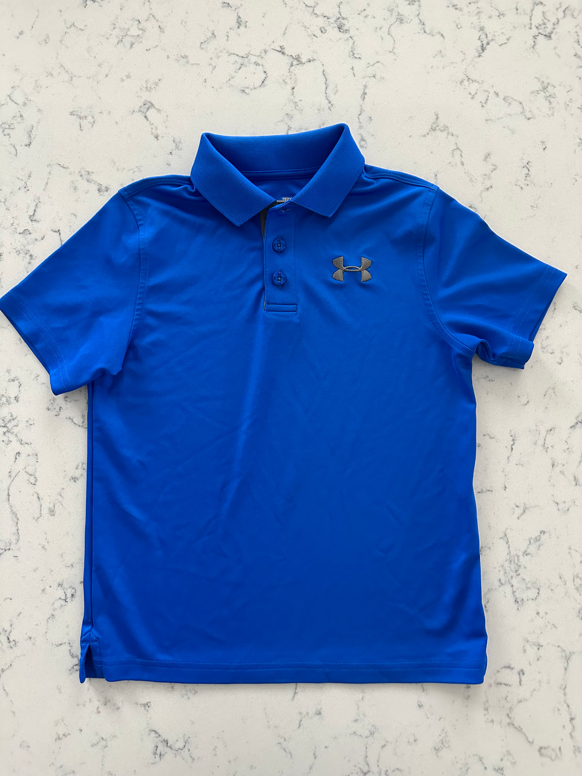 Seller 42, Under Armour Heatgear Polo, Royal Blue, Boys Size 8