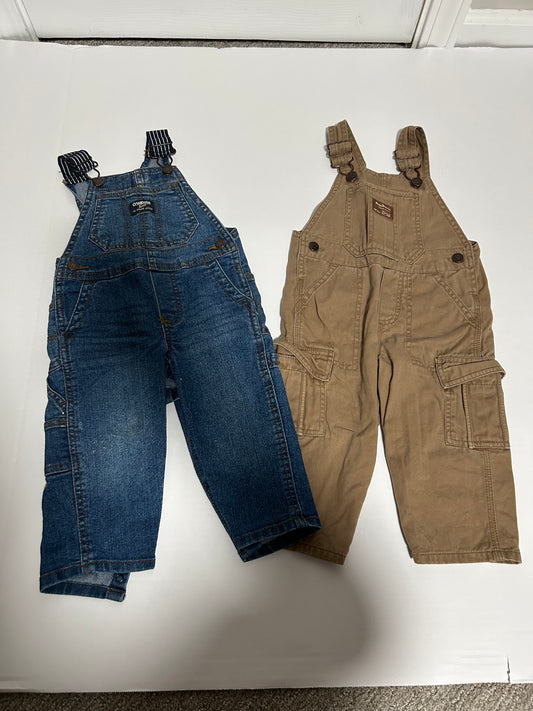 #27 Boys 9-12 months OshKosh overalls