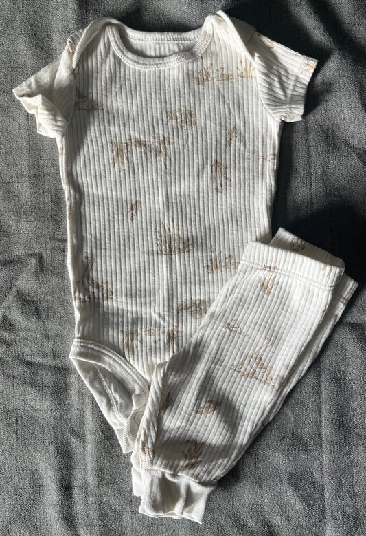 Seller #13 Carter’s size newborn duck pond 2 piece outfit