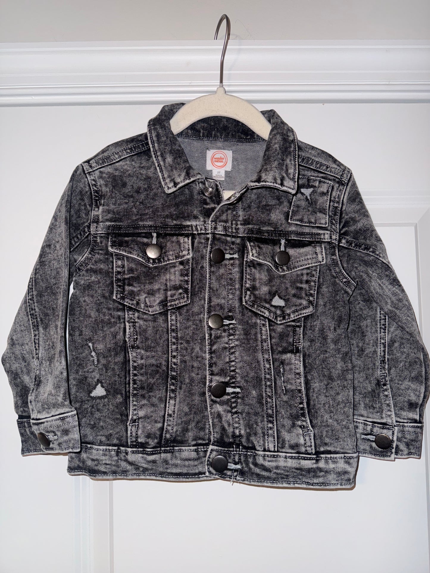 #106: 3T Wonder Nation Gray Denim Jacket