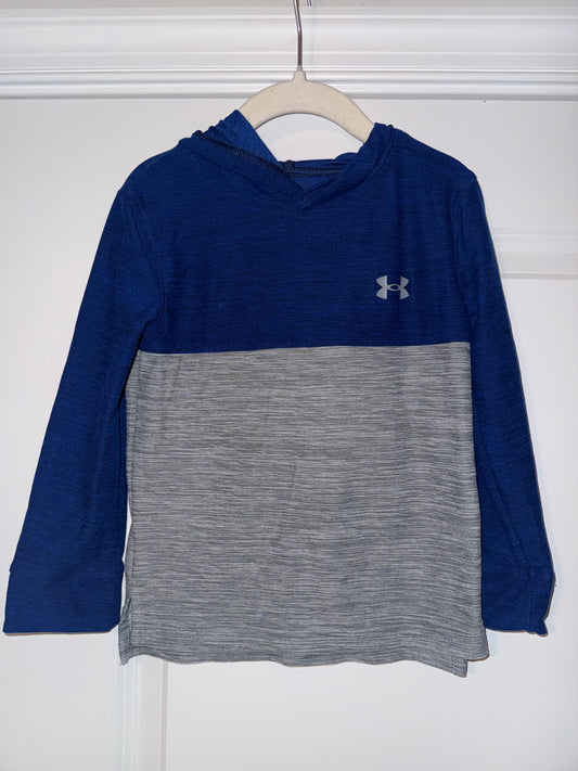 #106: 3T Under Armor Blue/Gray Thin Hoodie