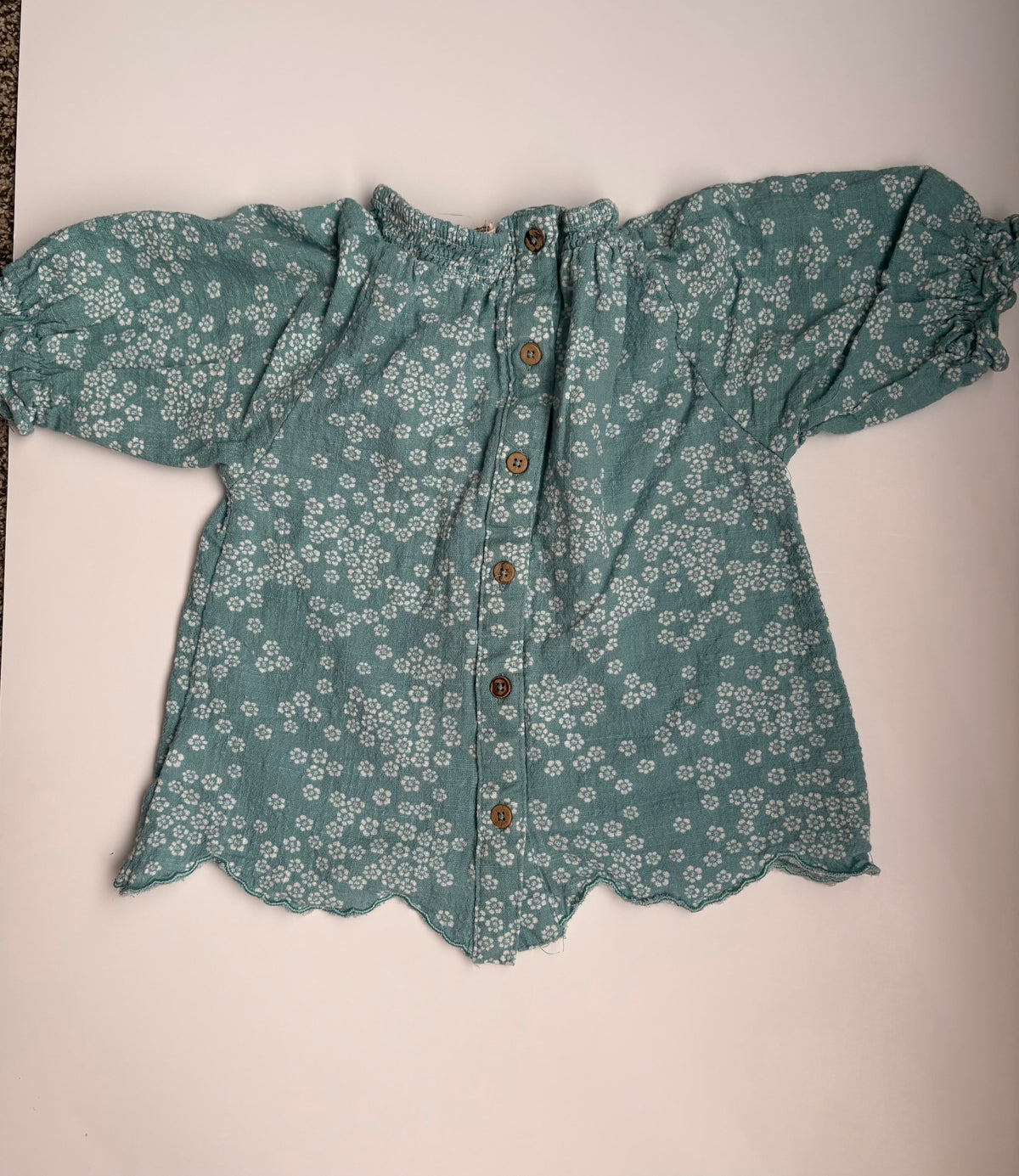 Seller #177 Girls 4T Jessica Simpson Teal Shirt