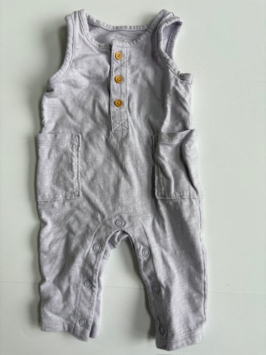 Seller #105 - NB Girls Little Co Purple Romper GUC