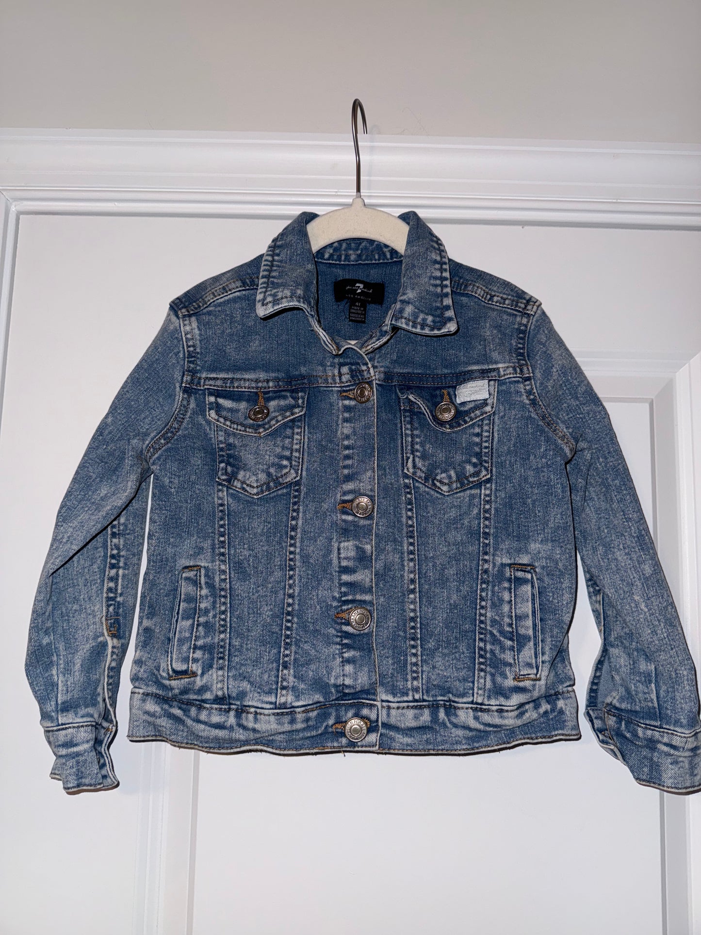 #106: 4T (Fits Like 3T) 7 For All Mankind Denim Jacket