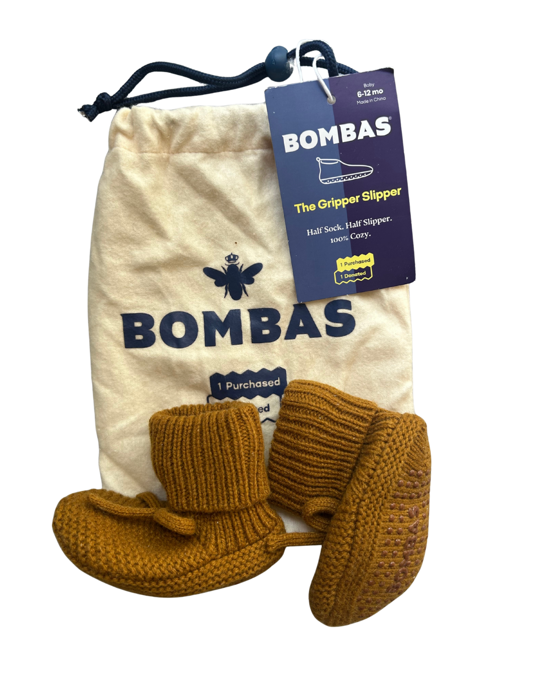 Seller #134 Bombas Gripper Slippers Boys 6-12 Months