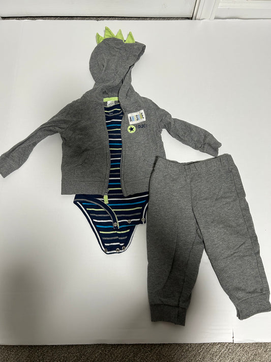 #27 Boys 9-12 months Carters dino outfit