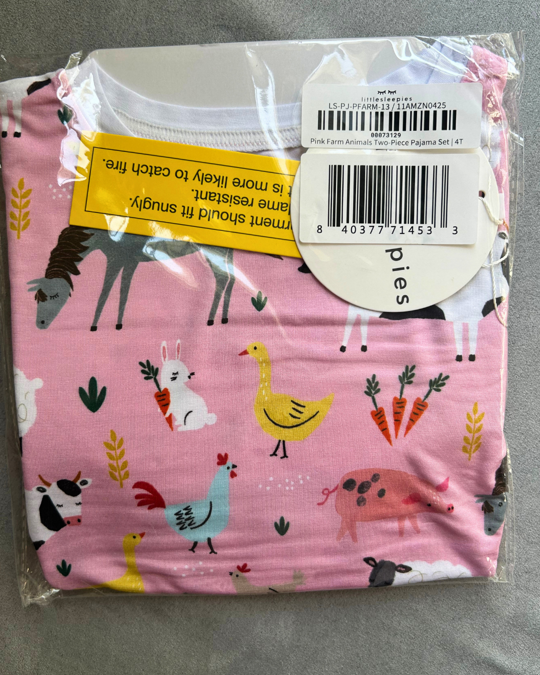 Seller #134 Little Sleepies Girls 4T - Brand New!