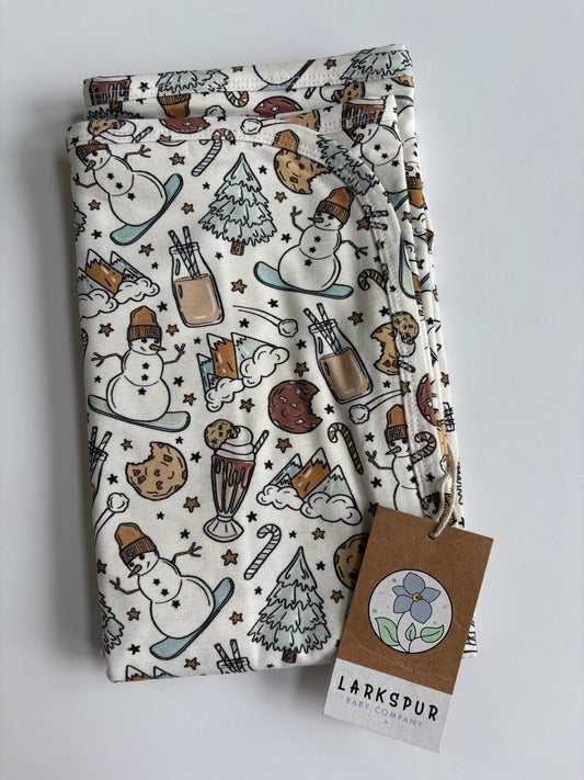 Seller #105 - NWT Larkspur Winter Bamboo Swaddle