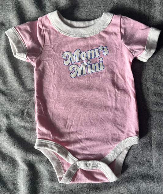 Seller #13 Cat & Jack size 0-3 months girls pink Mom’s mini onesie