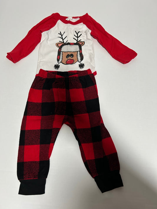 #27 Boys 9-12 months Christmas reindeer outfit