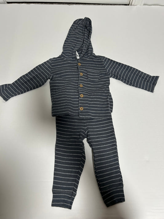 #27 Boys 9-12 months Carters gray outfit