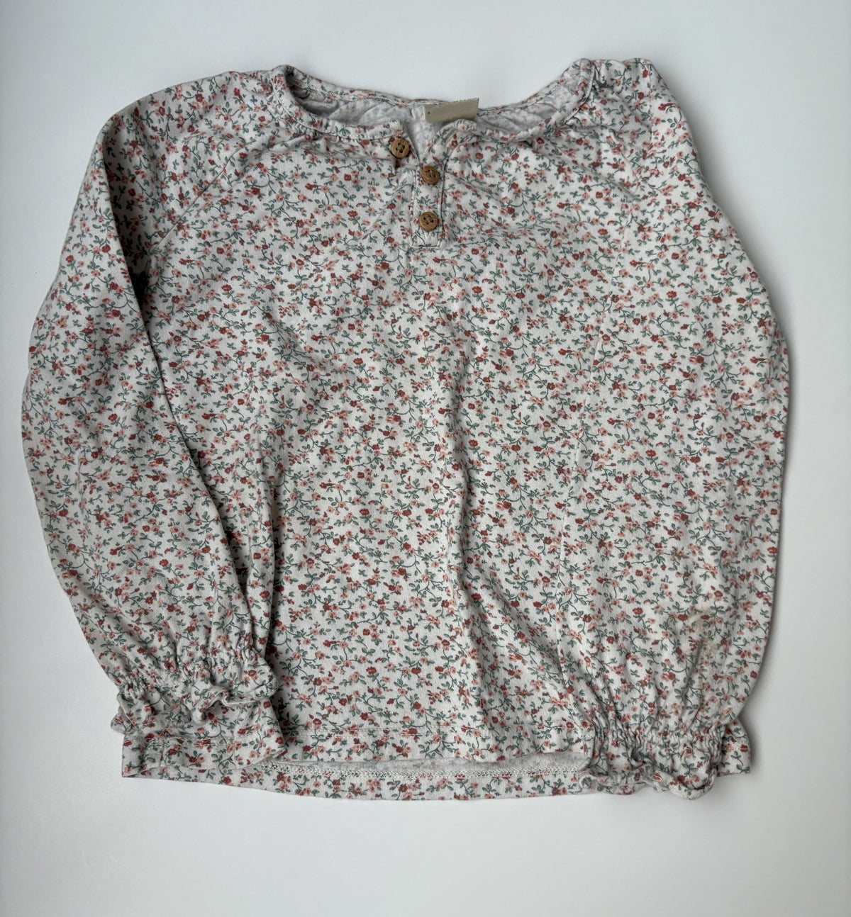 Seller #177 Girls 4T Osh Kosh Floral Shirt