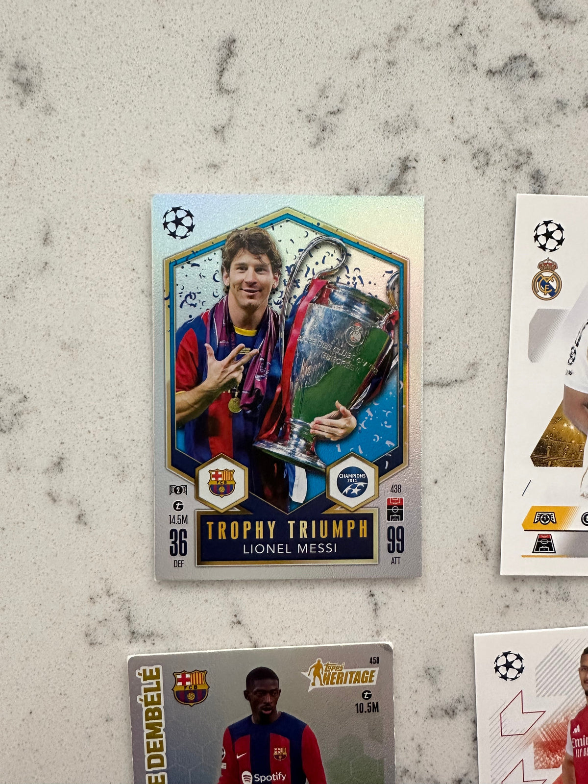 Seller 42, Match Attax Soccer Cards- Messi, Mbappe, Haaland!