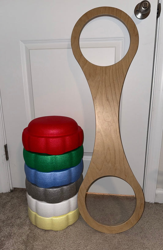 #106: Pebblestones Stepping Stones & Balance Beam! EUC Retails $165! *REDUCED*