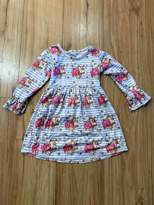 Seller #81 Girls 4T Boutique Fall Pumpkin Dress