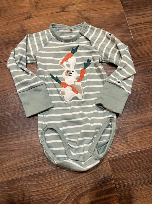 #67 Polarn O. Pyret Bunny Onesie 6-9 Months